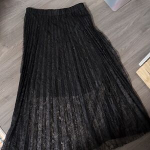 Steve Madden Elegant Black Maxi Skirt